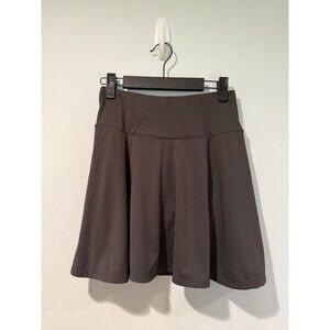 Oalka Athletic Tennis Skort Womens Small Grey Pickleball Active Travel Preppy